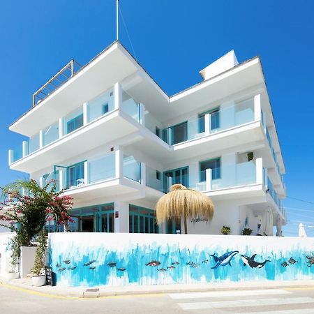 Hostal Cala Llombards Bagian luar foto