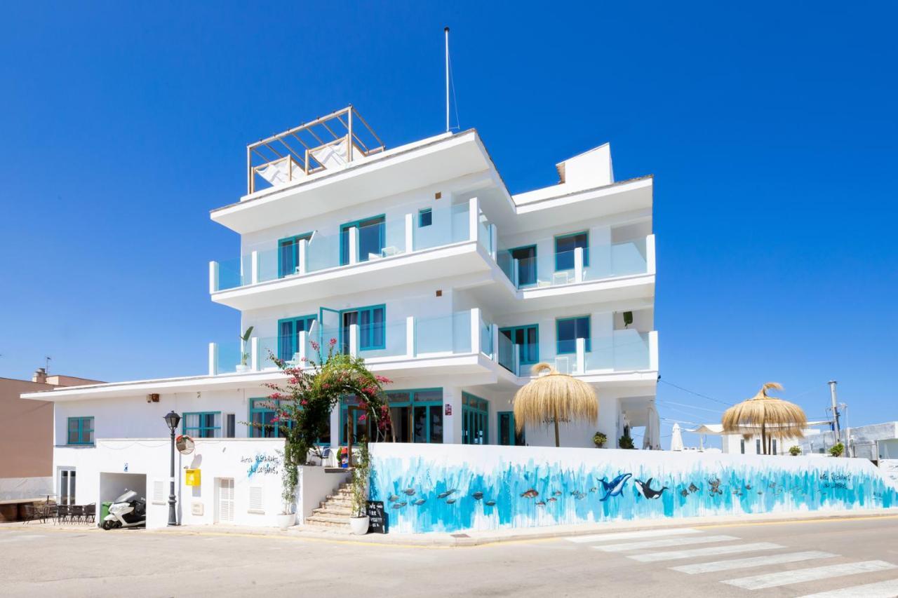 Hostal Cala Llombards Bagian luar foto